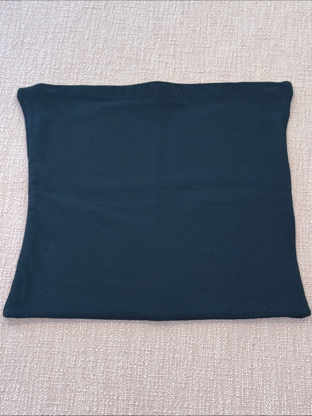 Black Tube Top - Classic Strapless Top with rubbed seam to keep it in place
